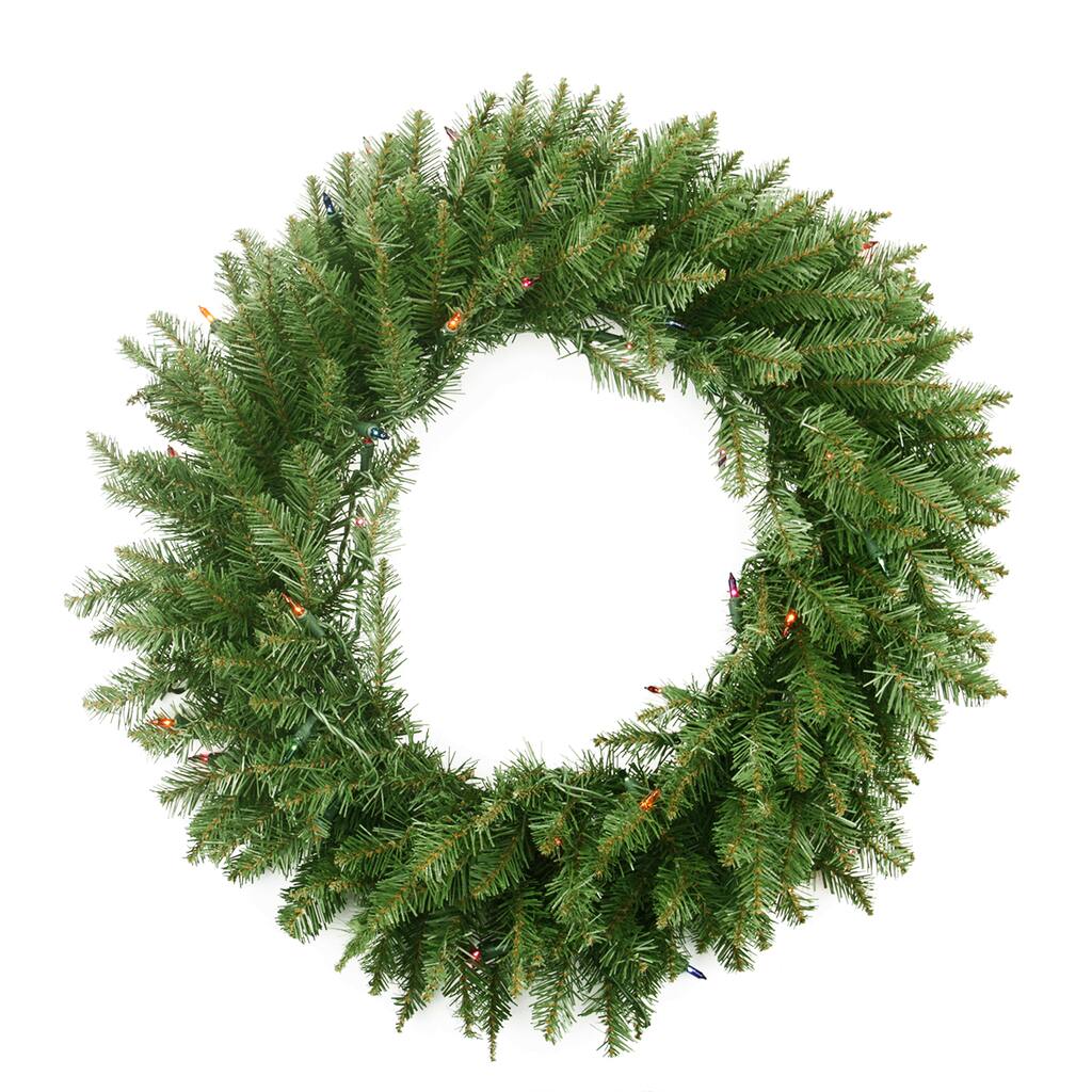 3ft. PreLit Northern Pine Artificial Christmas Wreath Michaels Michaels Christmas Wreaths